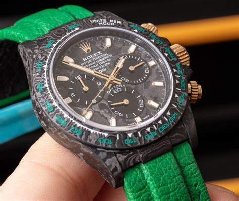 carbon rom rolex|Rolex aftermarket daytona.